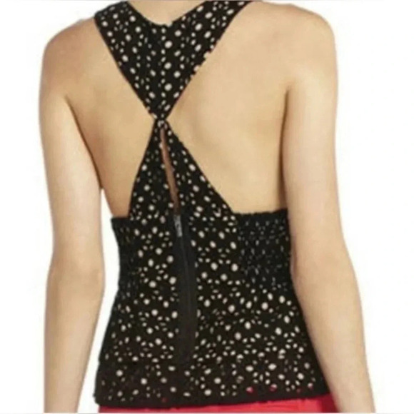 BCBG - Karlie Halter Eyelet Top NWOT. Size S - Picture 2 of 11